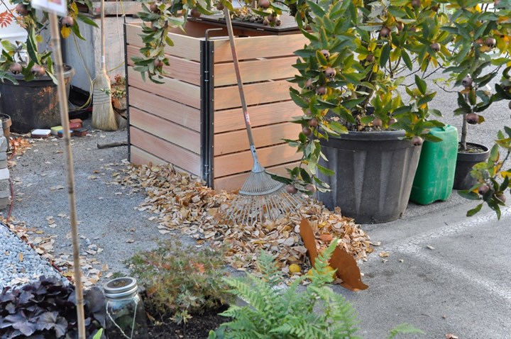 Kompost Silo aus Lärchenholz